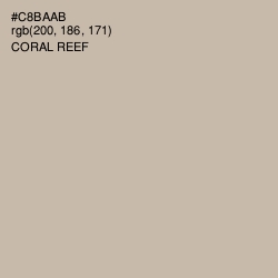 #C8BAAB - Coral Reef Color Image